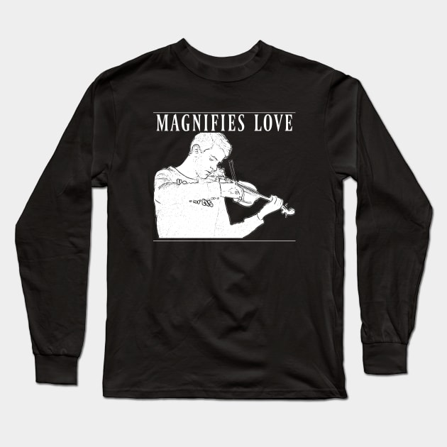 david byrne // magnifies love Long Sleeve T-Shirt by Degiab